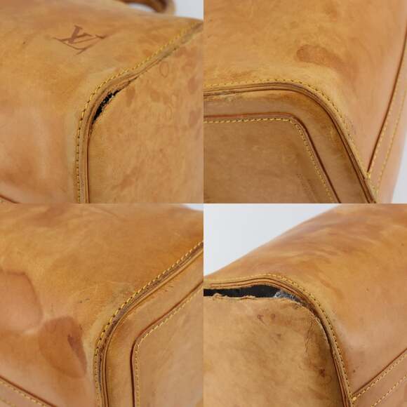 LOUIS VUITTON Nomad Leather Speedy 30 Hand Bag Beige M85392 - Picture 10 of 13